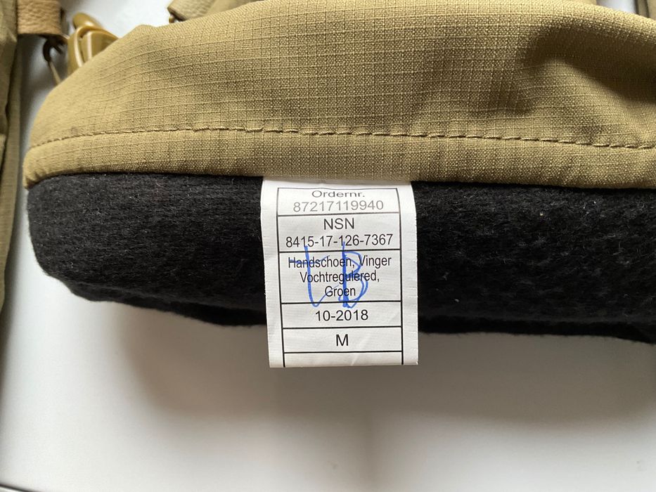 Ръкавици зимни тактически военни с мембрана ECWCS W+R Pro NL ARMY НОВИ