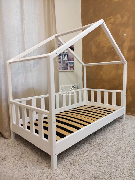 Детско легло къщичка | модел: ТОНИ | Детски легла Монтесори от дърво