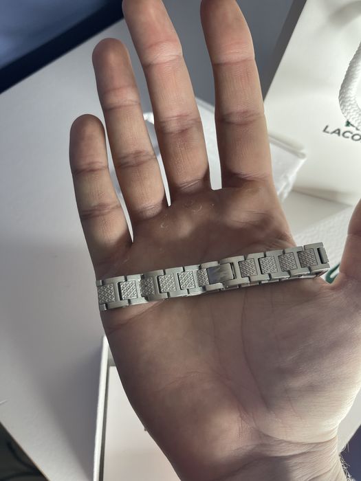 Brățară Lacoste argintie nouă