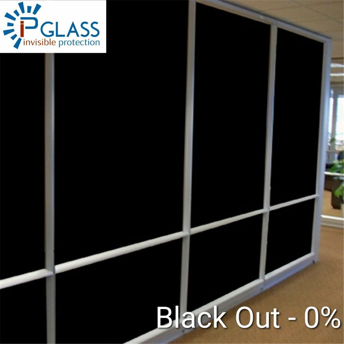 Тонировка плёнка Black Out. Пропускания видимого света 0%