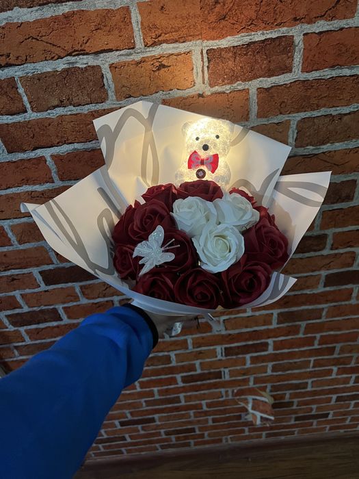 buchete trandafiri cadou perfect buchet sapun personalizate