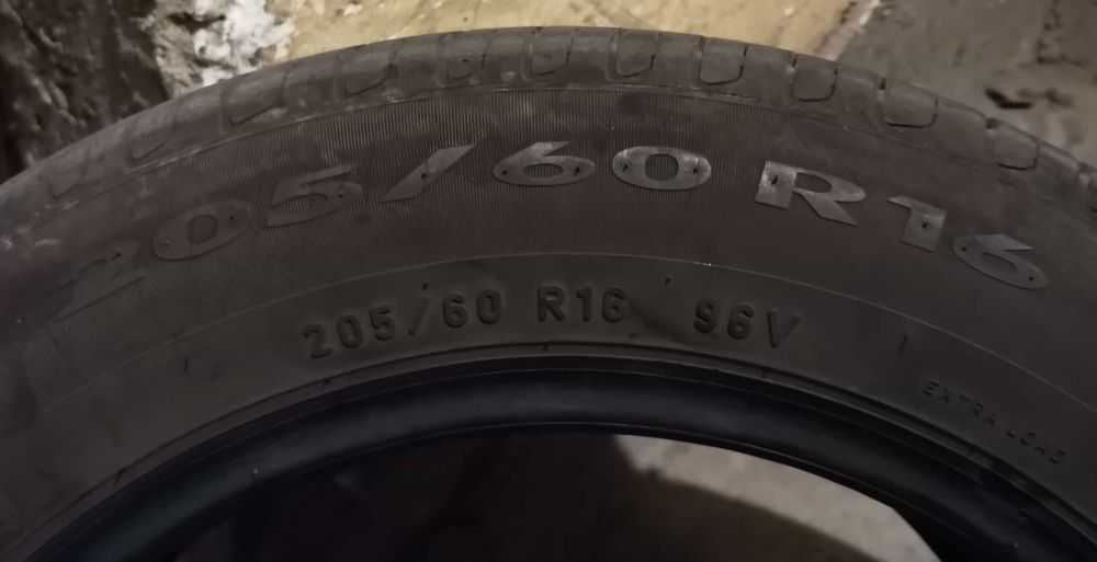 Продавам 4 броя Летни Гуми 205.60.16 на 1 сезон дот 2023 Pireli