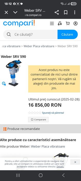 Mai compactor Weber Mt SRV 590