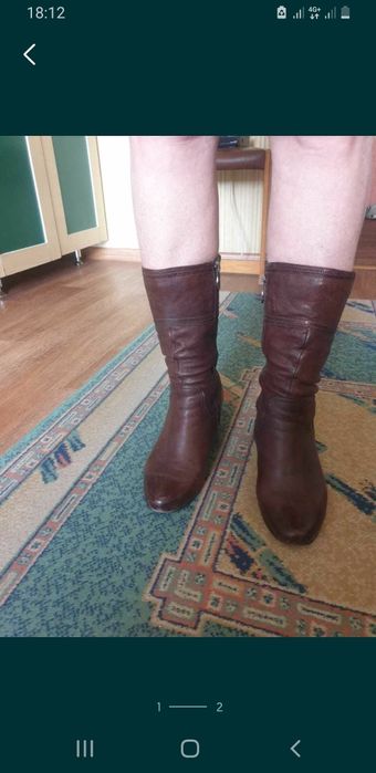 Сапоги женские 37 размер.