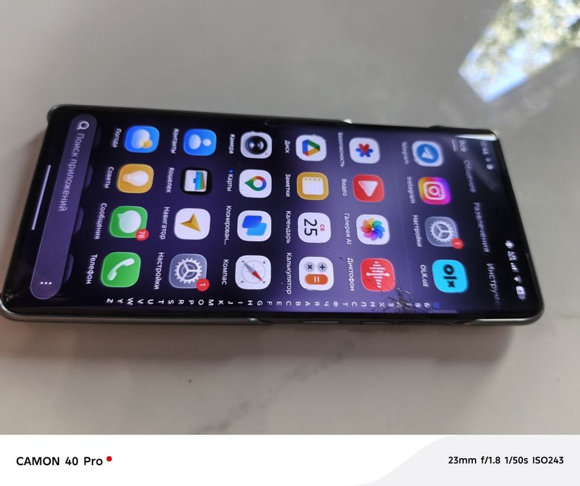 Телефон сотилади Tecno camon 40 pro