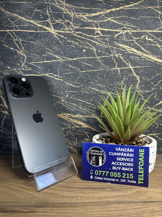 Iphone 15 ProMax/512Gb/Garantie 2 Ani Centrul de Telefoane/Rate