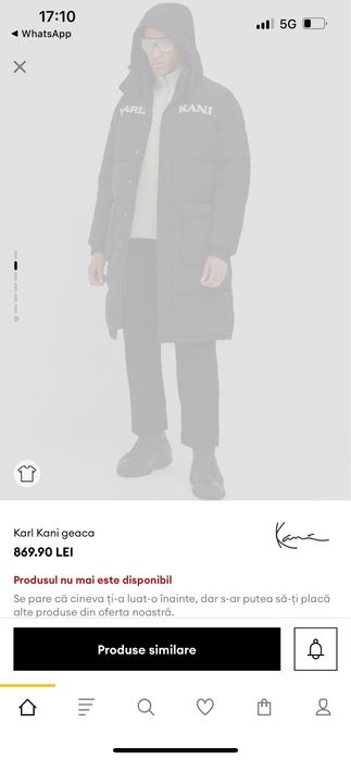 Geaca Karl Kani de iarna