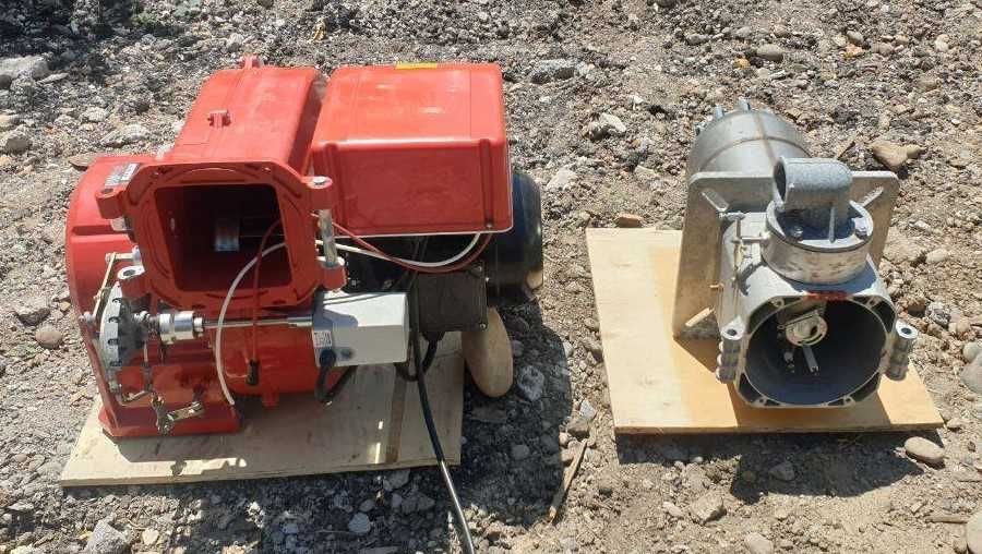 Горелка газовая модулированная дутьевая BAITE 470 кВт до 2290 кВт