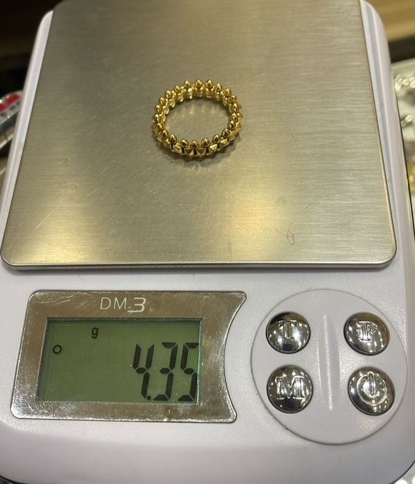 Цепь. браслет,кольцо,750 пр 18k