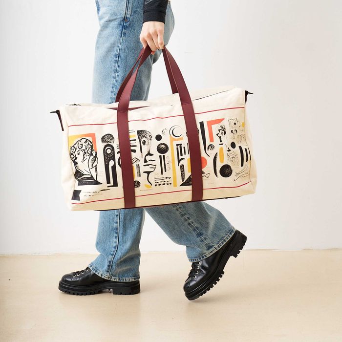 Geanta de voiaj weekender L cu imprimeu abstract