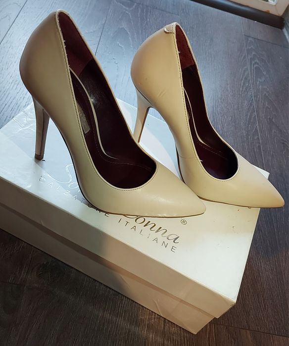Pantofi din piele, mărimea 35