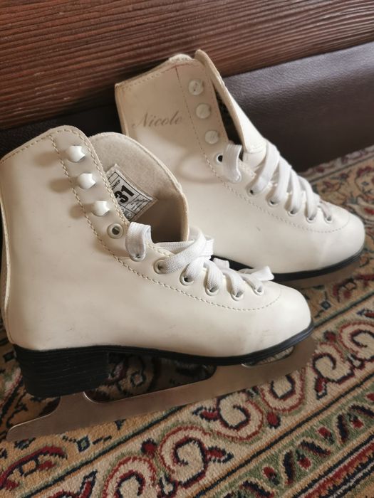 Коньки белые для девочек