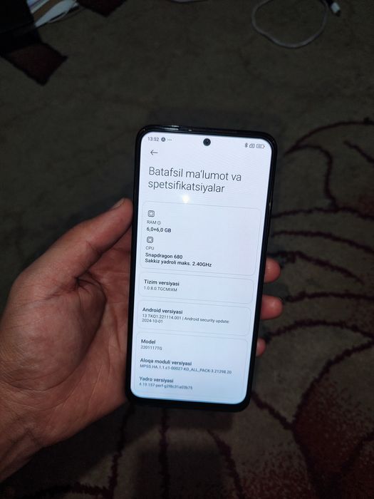 Redmi note 11 ideal 12/128