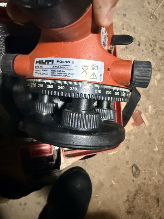 Nivelă Optică Profesională Hilti POL 10 + Cutie Transport Originală