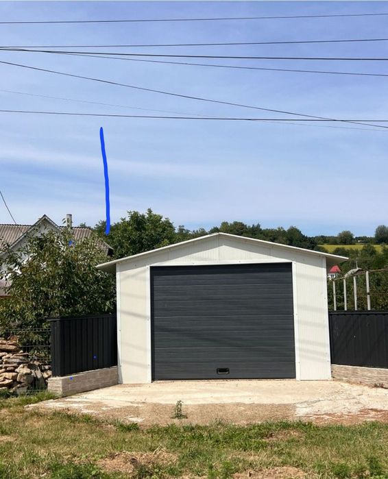 Vând garaj auto pe structură metalică la comanda clientului