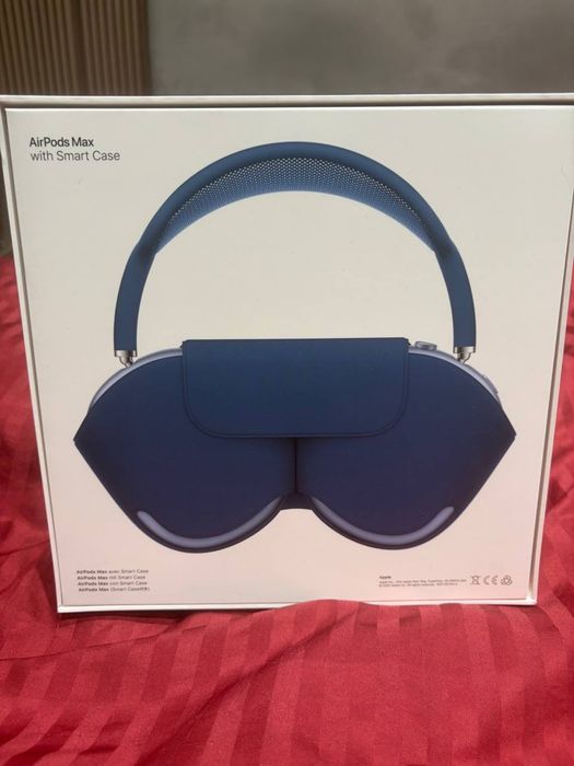 Airpods max blue новые!