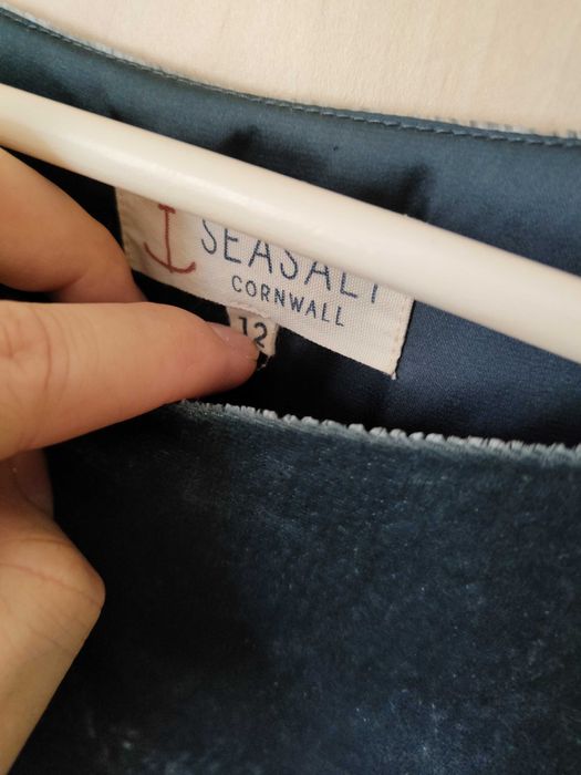 Rochie Noua Catifea Matase SeaSalt Cornwall (Masura L / 12)