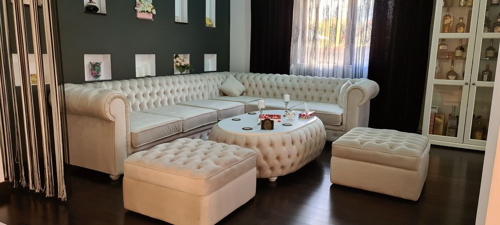 Set Canapea Chestefield pt living