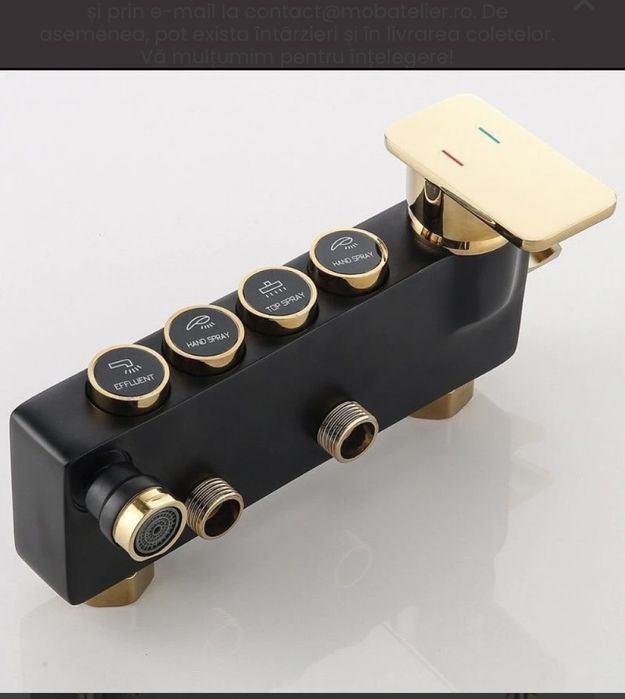 Coloana de dus Smart , termostat temperatura apa