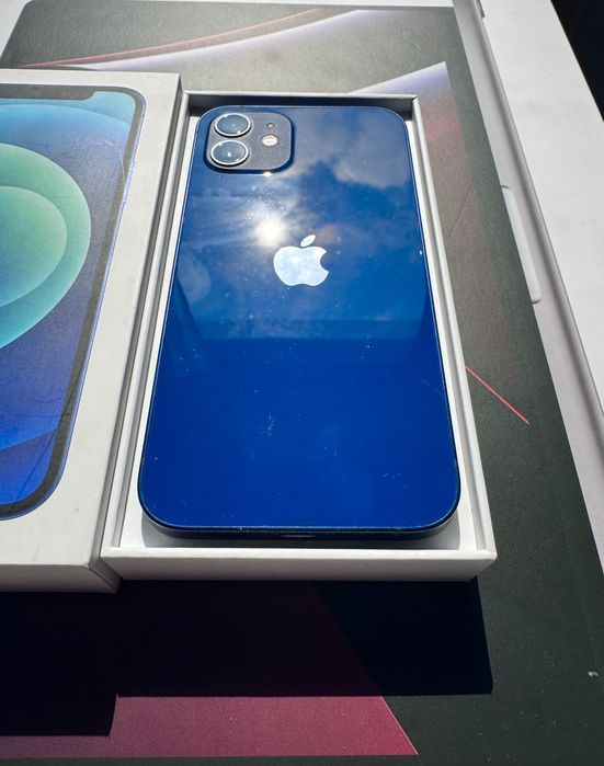 iPhone 12 Blue Ca Nou / 128 Gb / Full box / 100% stare sanatate baterie