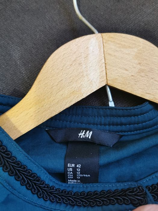 Тъмно зелена риза HM