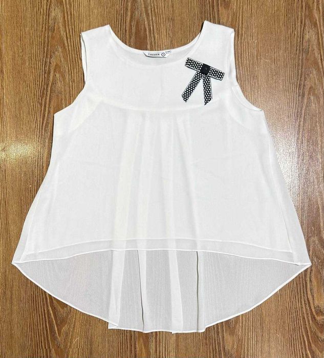 Блузка шифон белая