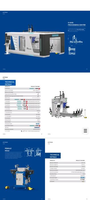 SCHNITZER 6 AXES Machinery Center