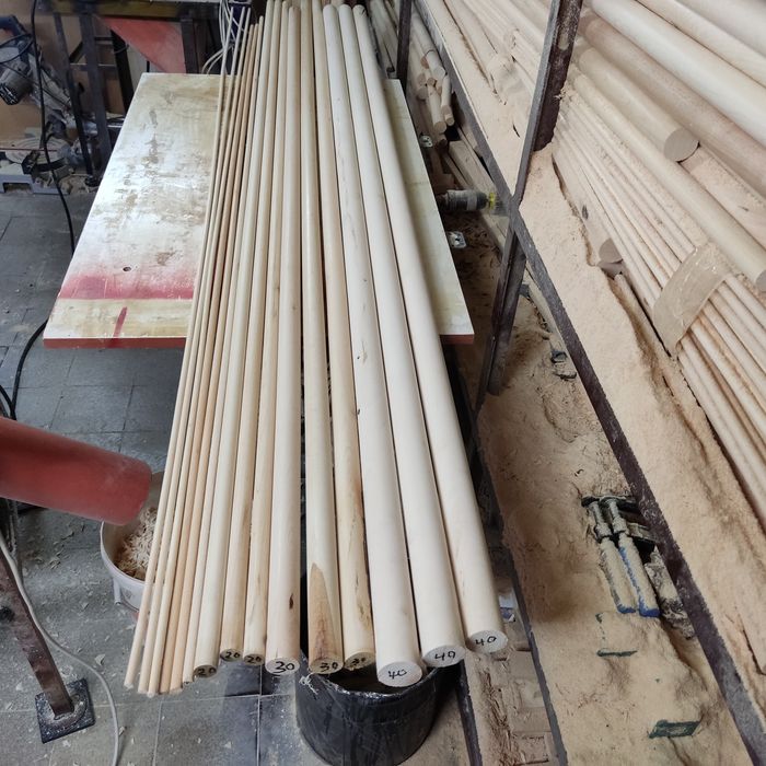 Кръгли дървени профили от липа