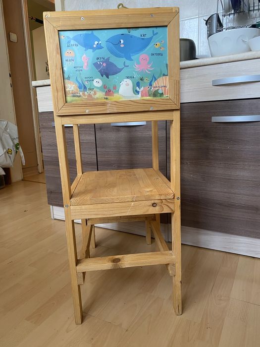 Дървена Монтесори кула