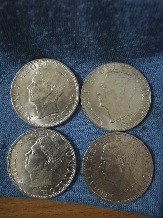 Monede vechi românești din argint.