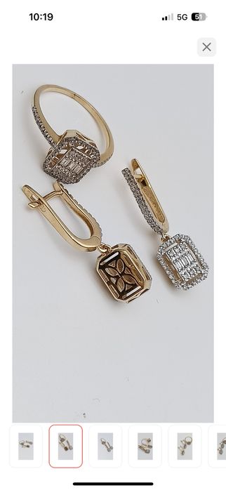 Бриллиант набор багет