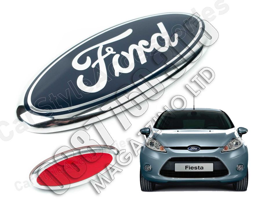 Емблема Форд Фиеста МК6 МК7 за Преден Капак Черупка Алуминиева