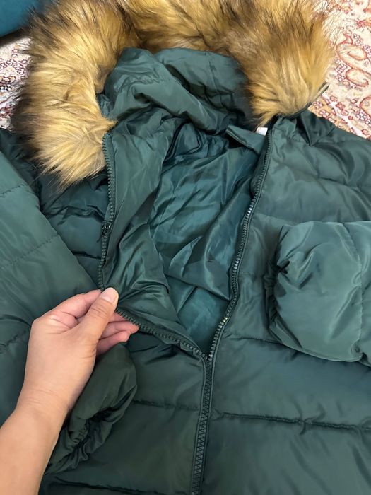Теплая куртка удлененная