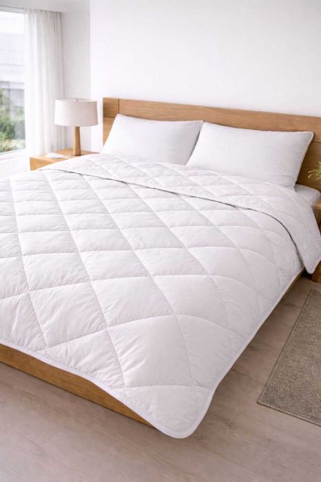 Pilota lana naturala iarna, perne lana, topper saltea