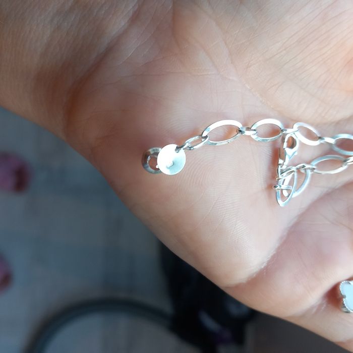 Синжир със детелинки сребро