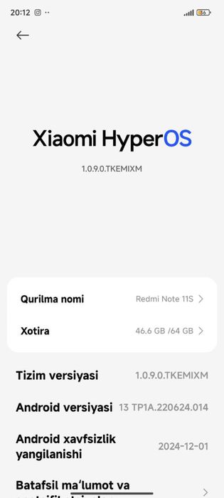 Redmi note 11s sotladi abmen bor