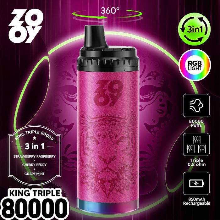 Vape ZOOY 80k (80.000) fumuri