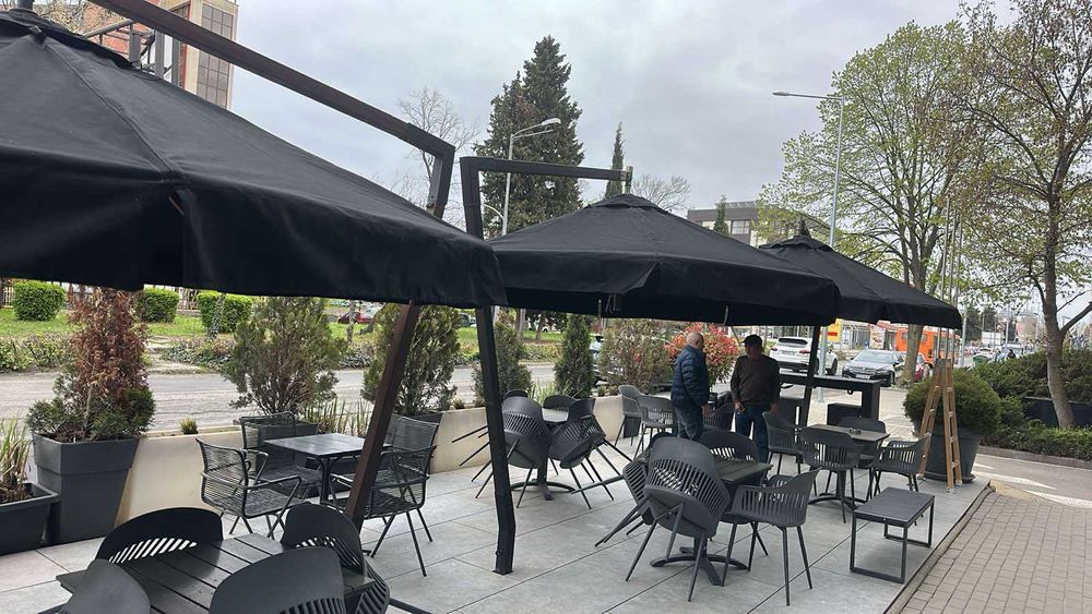 Градински чадър преработка