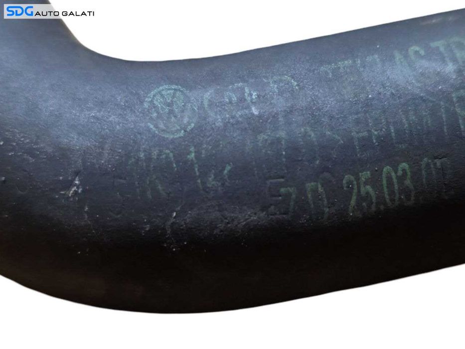 Furtun Conducta Apa cu Flansa Volkswagen Golf 5 2.0 TDI 2004 - 2008 Cod 1K0122157D [N4772]
