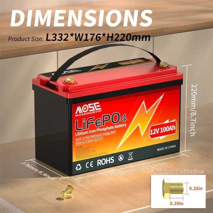 LiFePO4 12V 24V 36V 48V 6-200A UPS POWER BANK Aкумулатор кемпер солар