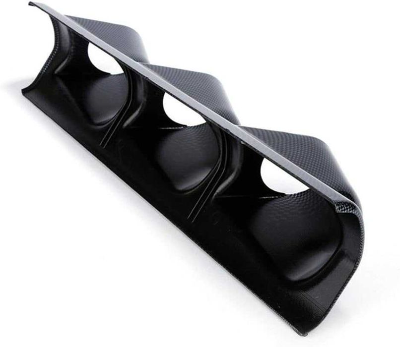 Стойка за 3 измервателни уреди 52мм. за колона - Карбон.