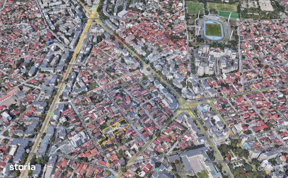 Teren de vanzare 2,818mp Constanta Strada B. P. Hasdeu si Salcamilor