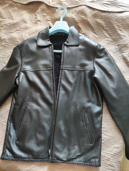 Кожаная двусторонняя куртка