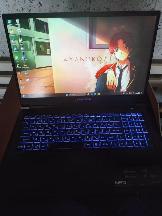 Продаю ноутбук Ardor Gaming с лучшей видеокартой RTX 3050