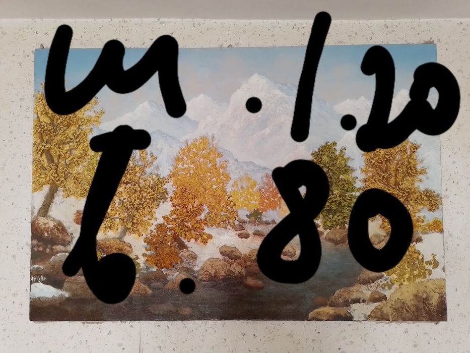 Картина масло холст