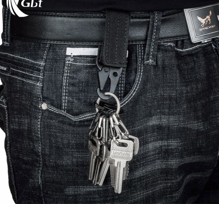 Тактически ключодържател+закопчалка за колан MOLLE Катарама