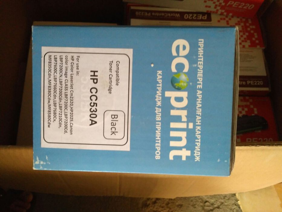 Продам картридж HP 504A (CE 250, 251,252,253)