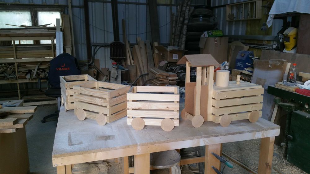 Trenulet decorativ pentru gradina