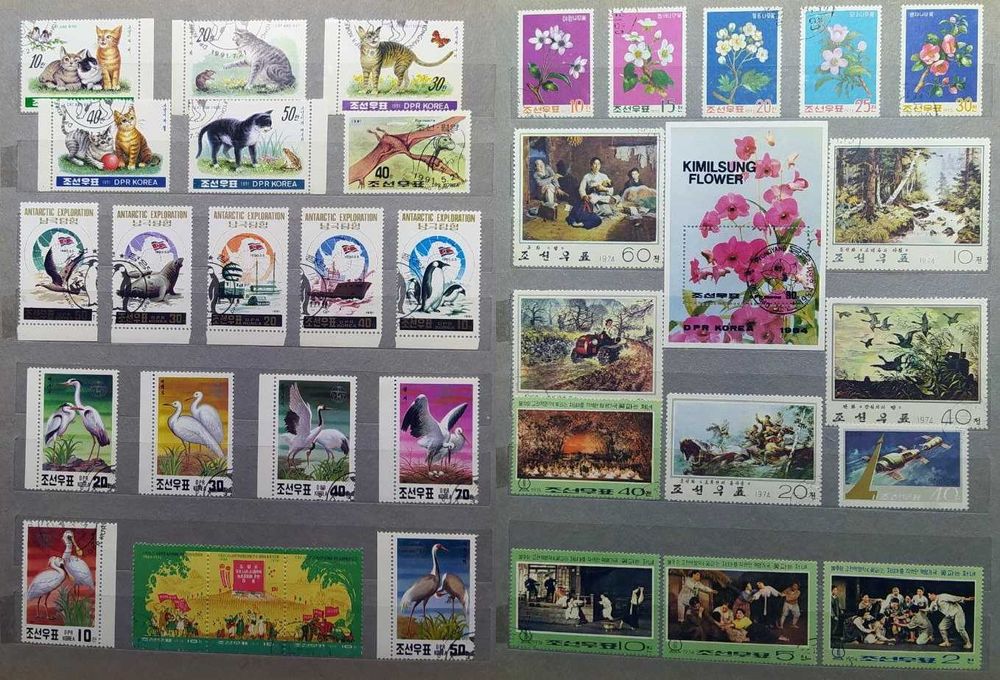 Коллекция почтовых марок Северной Кореи