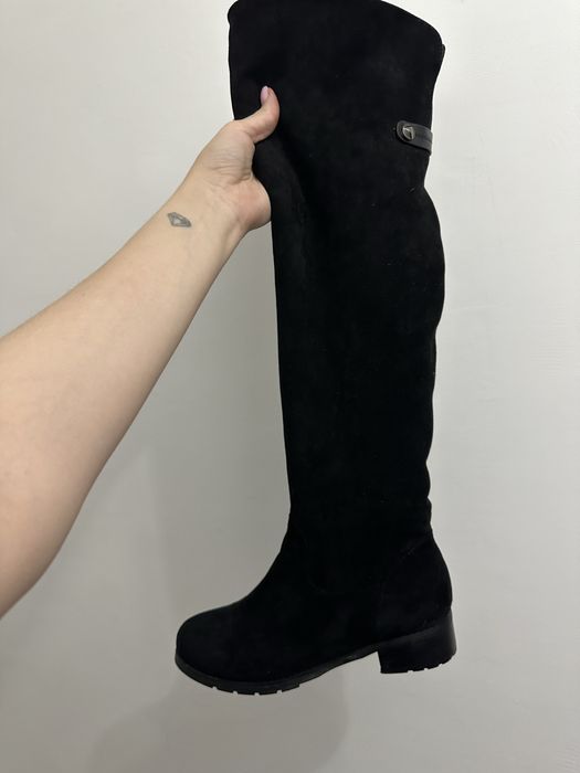 Зимние ботфорты на узкую ногу